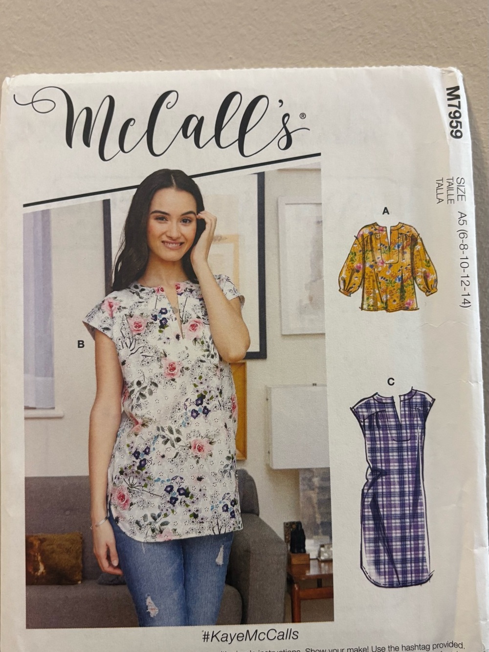 Women's Cap-Sleeve Top Sewing Pattern - Size 6-14